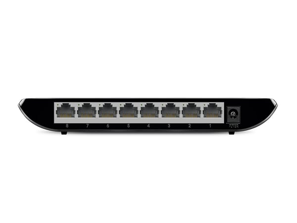 TP-Link TL-SG1008D Hallitsematon Gigabit Ethernet (10/100/1000) Musta