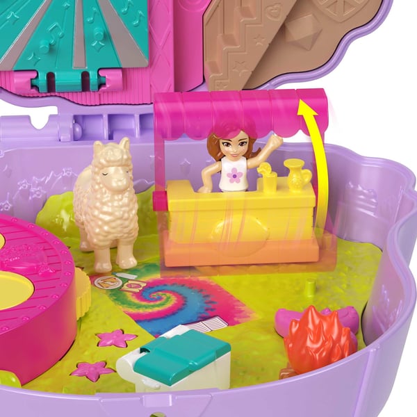 Polly Pocket CAMP ADVENTURE-lamalekväska