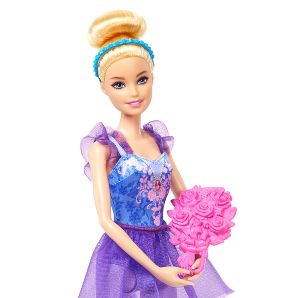 Barbie Barbie-balettstudioset med två ballerinadockor, extra stil- och danstillbehör