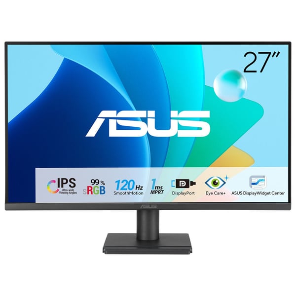 ASUS EyeCare VA279QG platta pc-skärmar 68,6 cm (27") 1920 x 1080 pixlar Full HD LED Svart ASUS EyeCare VA279QG platta pc-skärmar 68,6 cm (27") 1920 x 1080 pixlar Full HD LED Svart
