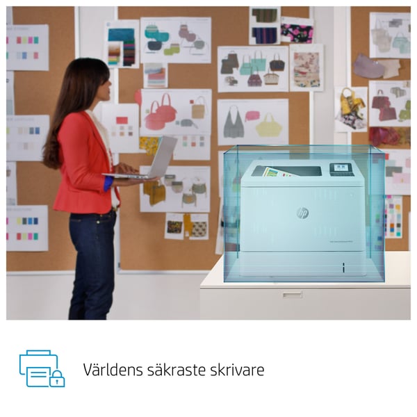 HP LaserJet Enterprise M554dn - Skrivare - Färg - Duplex - Laser - A4/Legal - 1200 x 1200 dpi - upp till