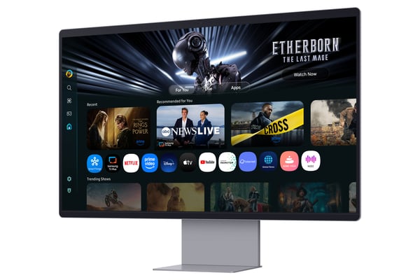 Samsung M90SF computerskærm 81,3 cm (32") 3840 x 2160 pixel 4K Ultra HD OLED Sølv
