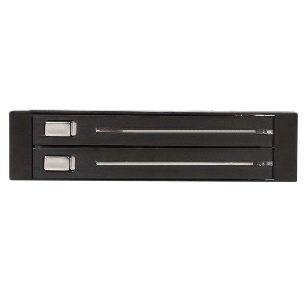 StarTech.com 3,5-tums SATA-växelram utan bricka - Mobilt hårddiskställ för 2x 6,4 cm