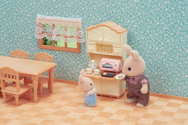 Sylvanian Families Landhus spisestue
