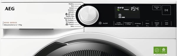 AEG Series 8000 TR8HD9A tørretumbler Fritstående Front-læsning 9 kg Hvid