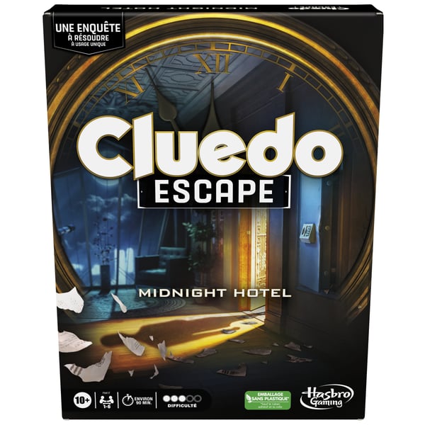 Hasbro Gaming F6417 Cluedo Escape 90 min Lautapeli Salapoliisi