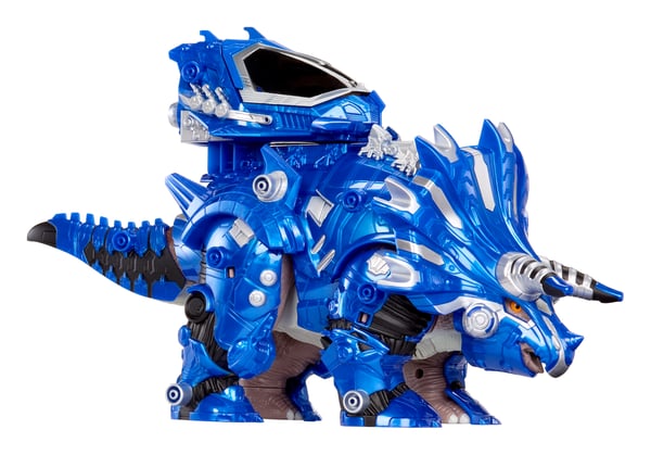 MGA Entertainment Armorsaurs Armor-Up Dinosaur- Triceratops - Cobalt