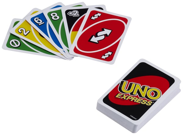 Mattel Games UNO Express Kortspel Kasta kort