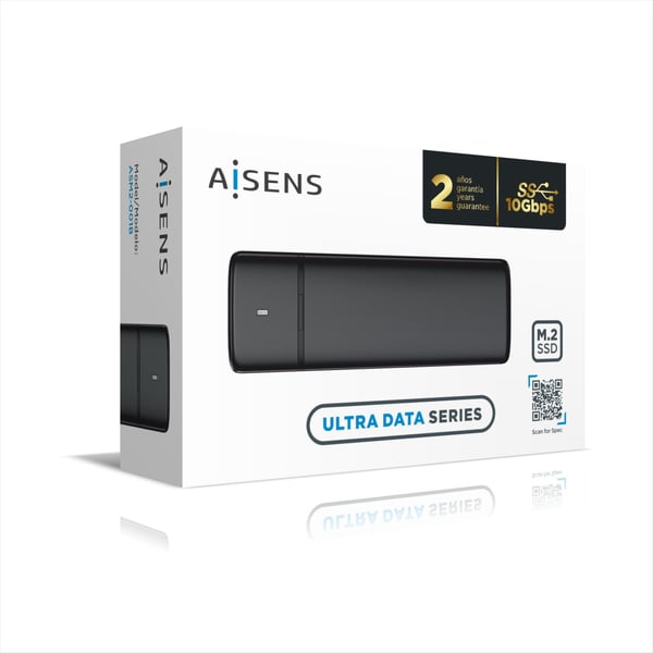 AISENS ASM2-001B drevkabinet SSD kabinet Sort M.2