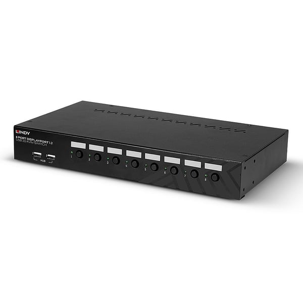 Lindy 39540 KVM-switchar Rackmontering Svart