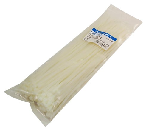 LogiLink KAB0004 kabelsamler Nylon Hvid