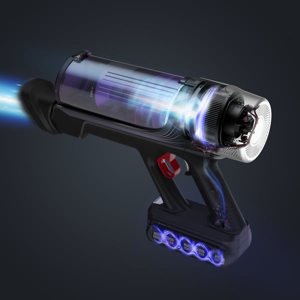 Rowenta RH2037 Skaftdammsugare, 2-i-1 Batteri Torr Utan påse 0,4 l 250 W Svart, Lila