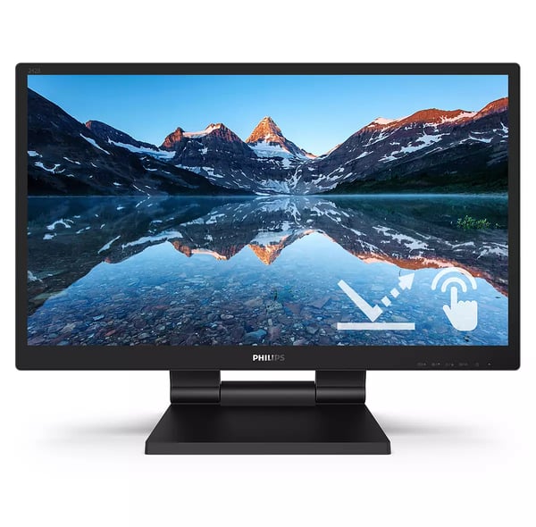 Philips 242B9TL/00 tietokoneen litteä näyttö 60,5 cm (23.8") 1920 x 1080 pikseliä Full HD LCD Kosketusnäyttö Musta