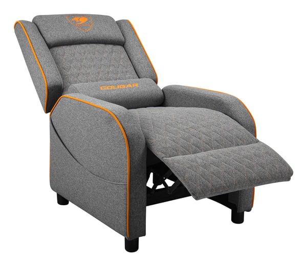 COUGAR Ranger One Spelfåtölj Stoppad och vadderad sits sits Grå, Orange