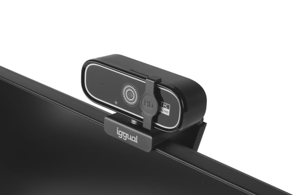 iggual USB 4K UHD WC3840 Business Pro View webbkameror 8 MP 3840 x 2160 pixlar Svart