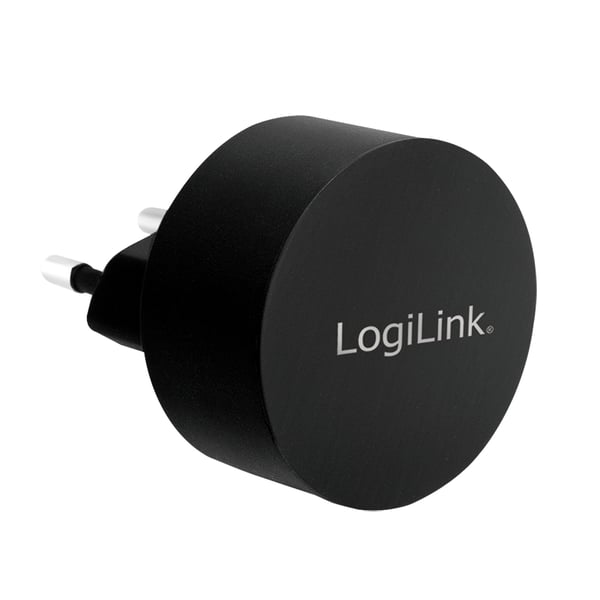 LogiLink PA0217 mobiililaitteen laturi Universaali Musta AC Sisätila