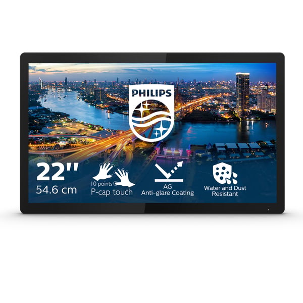 Philips B Line 222B1TFL/00 platta pc-skärmar 54,6 cm (21.5") 1920 x 1080 pixlar Full HD LED Pekskärm Svart