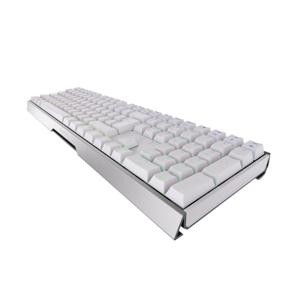 CHERRY MX 3.0S Wireless RGB näppäimistö Pelaaminen RF Wireless + Bluetooth QWERTZ Saksa Valkoinen