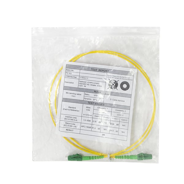 LogiLink FPSLC01 InfiniBand og fiberoptisk kabel 1 m LC Gul