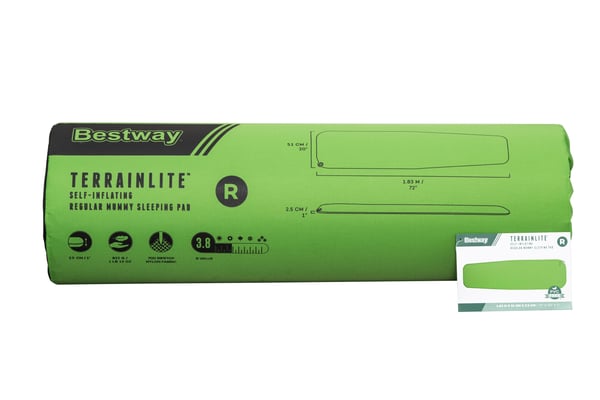 Bestway 69620 / 25 makuualusta 510 mm 1830 mm Vihreä