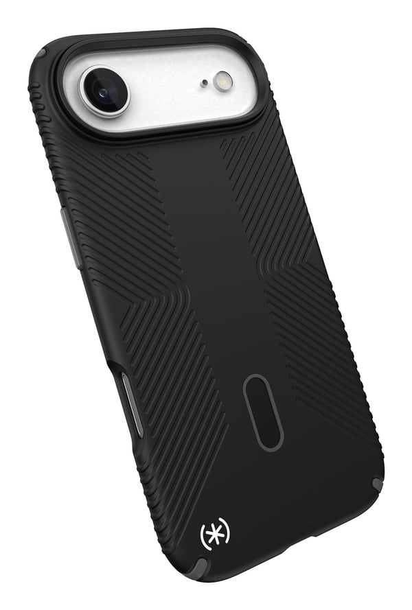 Speck Presidio2 Grip ClickLock & MagSafe - iPhone Air Cover (Sort / Skifergrå / Hvid)