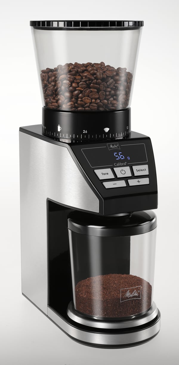 Melitta 1027-01 160 W Musta, Ruostumaton teräs