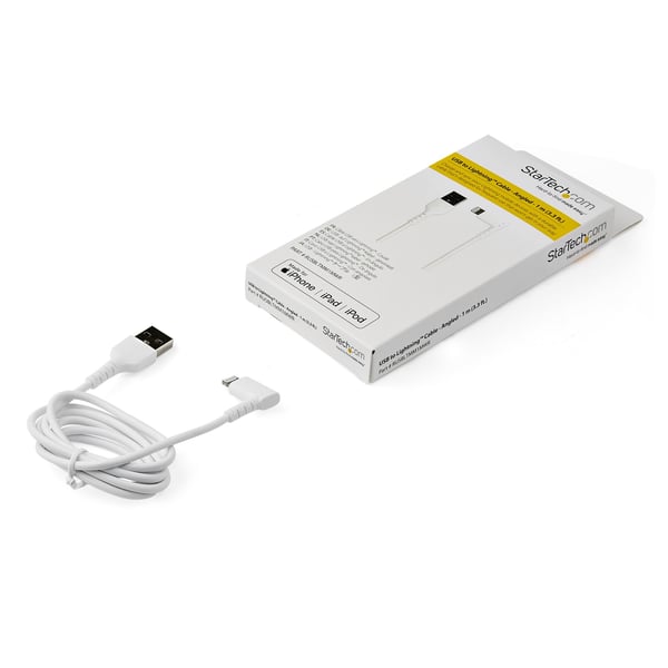 StarTech.com RUSBLTMM1MWR Lightning kabel 1 m Hvid