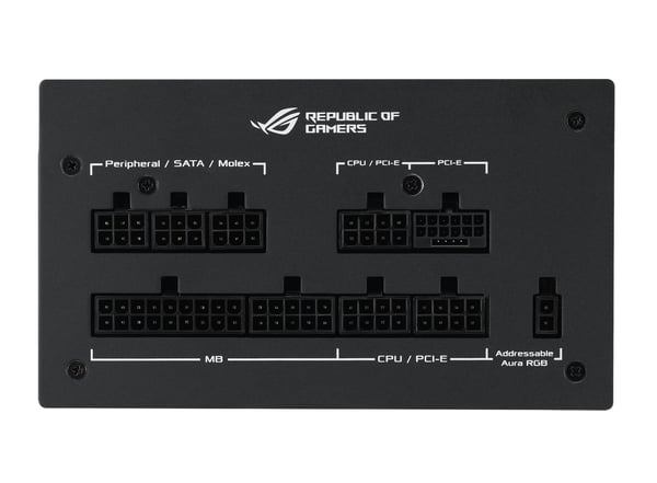 ASUS ROG Strix 850W Gold Aura Edition enhed til strømforsyning 20+4 pin ATX ATX Sort