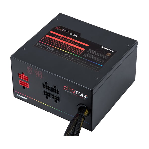 Chieftec Photon strömförsörjningsenheter 650 W 24-pin ATX PS/2 Svart