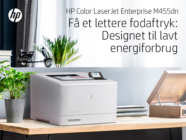 HP Color LaserJet Enterprise LaserJet Enterprise M455dn Farve Printer, Kun ethernet; Dupleks