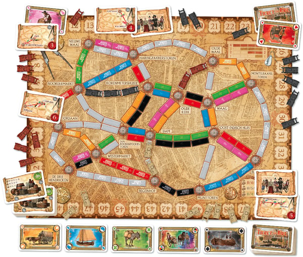 Asmodee Ticket to Ride Ticket to Ride - Amsterdam Brætspil Strategi