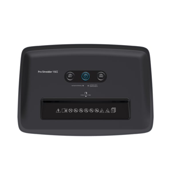 HP Pro Shredder 15CC dokumentförstörare Partikelsnitt 55 dB 22 cm Vit