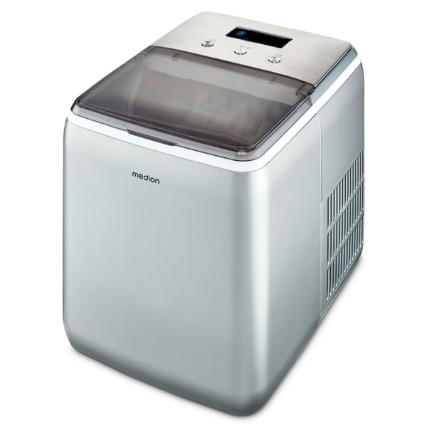 MEDION MD 11950 Indbygget/fritstående isterningefremstiller 15 kg/24t Blå, Grå, Metallic