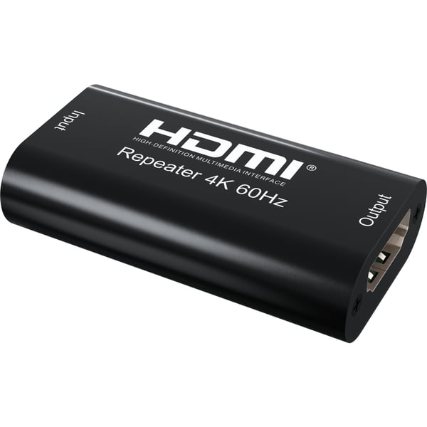 Techly IDATA HDMI2-RIP4KT AV-förlängare Repeater för AV-utrustning Svart