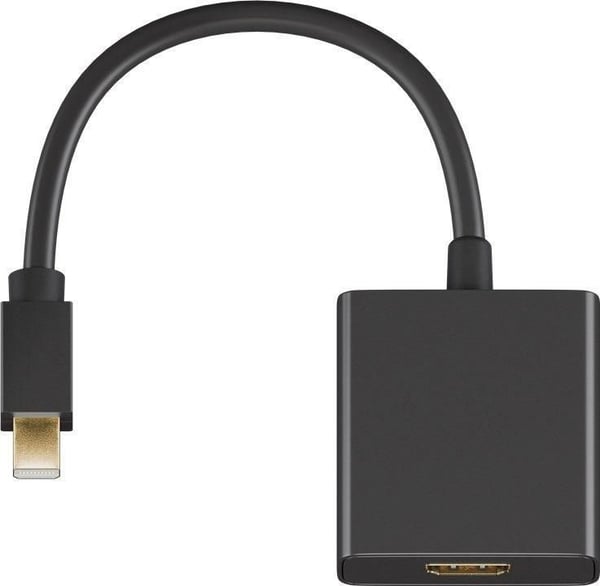 Microconnect MDPHDMIB videokabel adapter 0,15 m Mini DisplayPort HDMI Sort