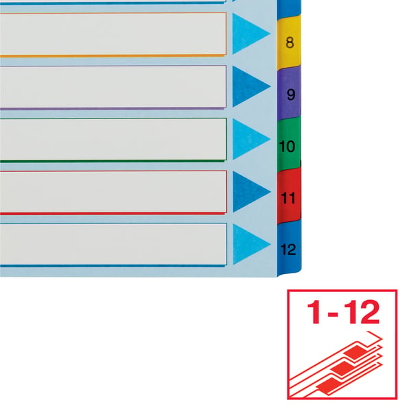 Esselte Register overskriv Mylar A4 maxi