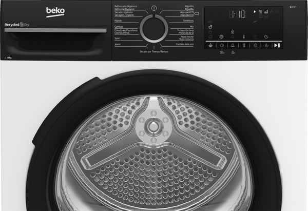 Beko BM3T48249W tumlare Fristående Frontmatad 8 kg Vit
