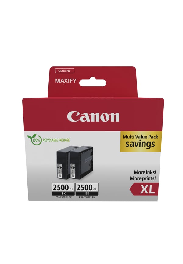 Canon PGI-2500XL BK Twin Pack - 2 kpl - 70,9 ml