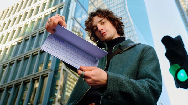 Logitech Keys-To-Go 2 - Tangentbord - inbyggt skydd