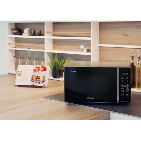 Whirlpool Cook20 MWP 203 SB Svart, Silver Grillmikrovågsugn Bänkdiskmaskin 20 l 700 W