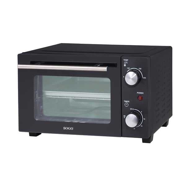 Sogo HOR-SS-10530 bänkugn 10 l 800 W Svart Grill