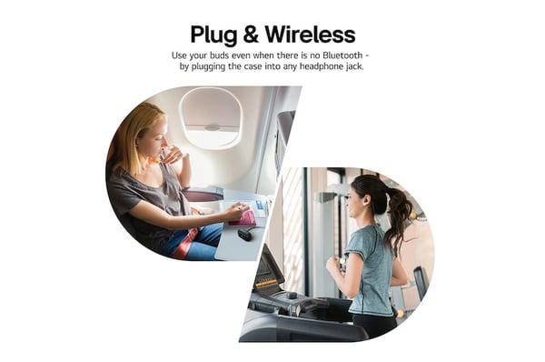 LG BUDSPLUS.AEUSLBK kuulokkeet ja kuulokemikrofoni True Wireless Stereo (TWS) In-ear Puhelut/Musiikki/Urheilu/Päivittäinen USB Type-C Bluetooth Musta