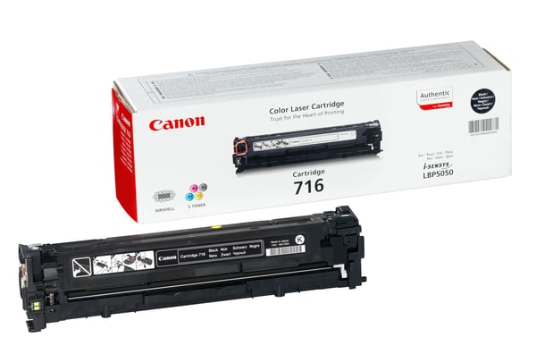 Canon Cartridge 716 Black värikasetti 1 kpl Alkuperäinen Musta Canon Cartridge 716 Black värikasetti 1 kpl Alkuperäinen Musta