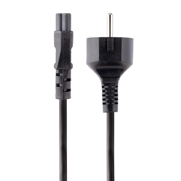 StarTech.com 753E-3M-POWER-LEAD el-ledning Sort CEE7/7 C5 forbinder