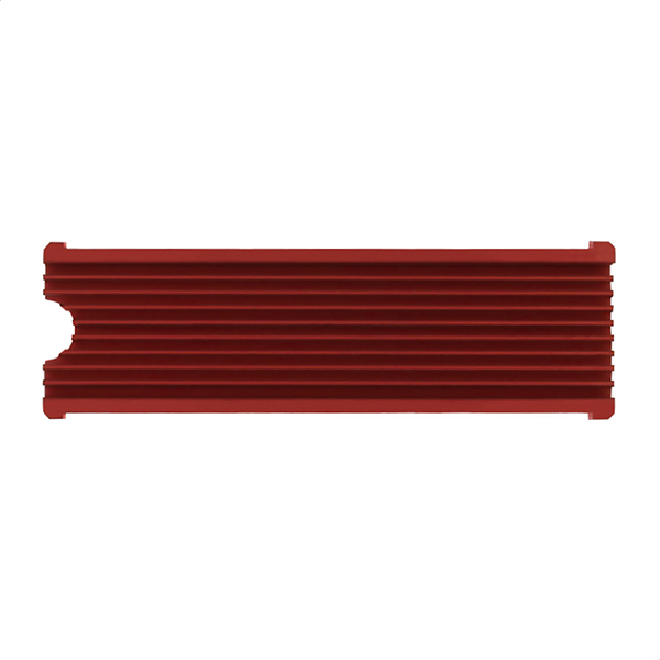 Axagon CLR-M2 kylsystem för dator M.2 NVMe SSD, Halvledardrivenhet VGA-kylare Svart, Röd 1 styck