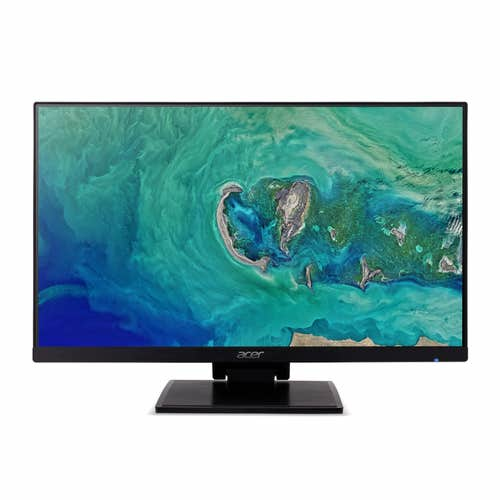 Acer UT241Y tietokoneen litteä näyttö 60,5 cm (23.8") 1920 x 1080 pikseliä Full HD LED Kosketusnäyttö Pöydän pinta Musta