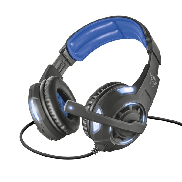 Trust GXT 350 RADIUS 7.1 Kuulokkeet Langallinen Pääpanta Pelaaminen USB A-tyyppi Musta, Sininen