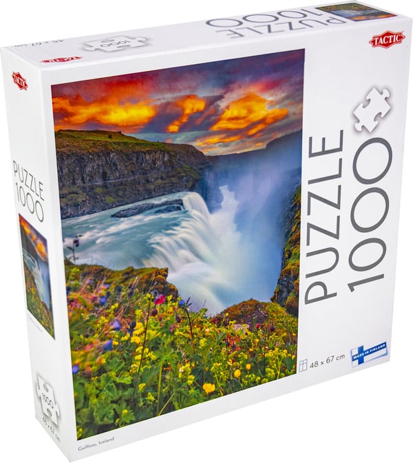 Tactic Lovers Gullfoss, Iceland Puslespil 1000 stk By