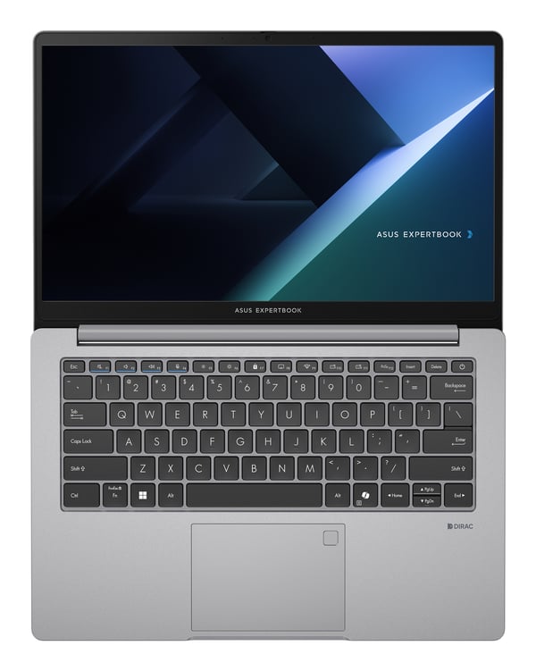 ASUS ExpertBook B1 B1403CVA-S69070 Intel Core 5 120U Laptop 35,6 cm (14") Fuld HD 16 GB DDR5-SDRAM 512 GB SSD Wi-Fi 6E (802.11ax) Grå QWERTY Spansk