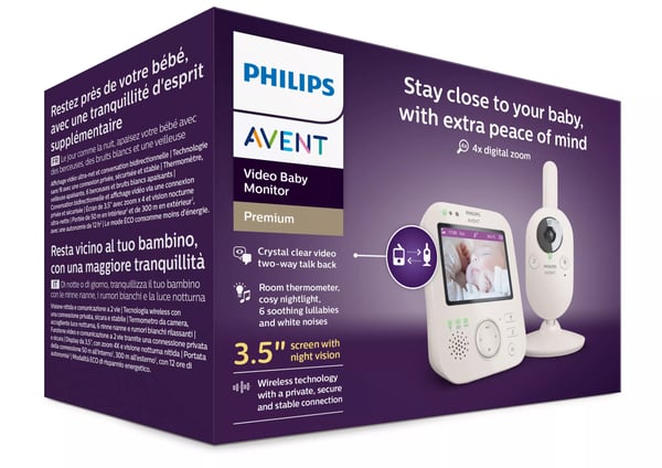 Itkuhälytin Philips Avent SCD891/26, valkoinen